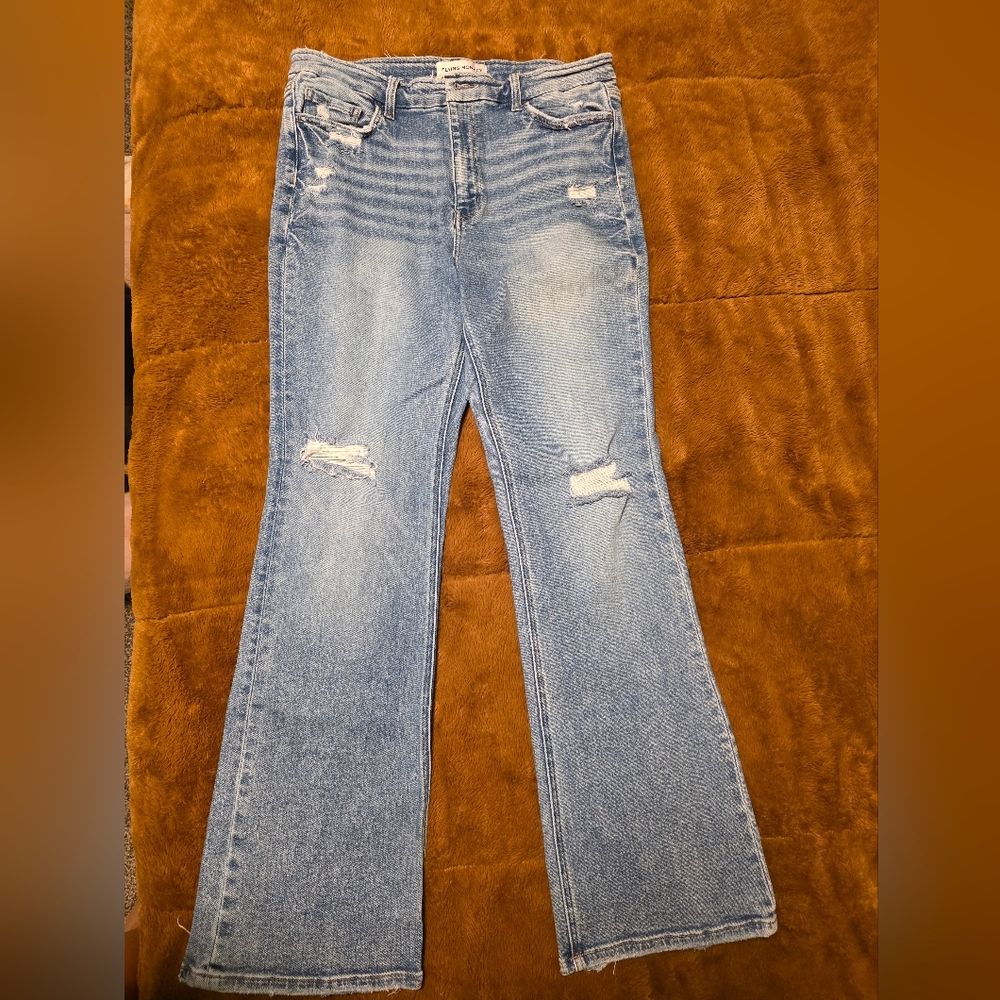 Flying Monkey Light Blue Distressed Jeans